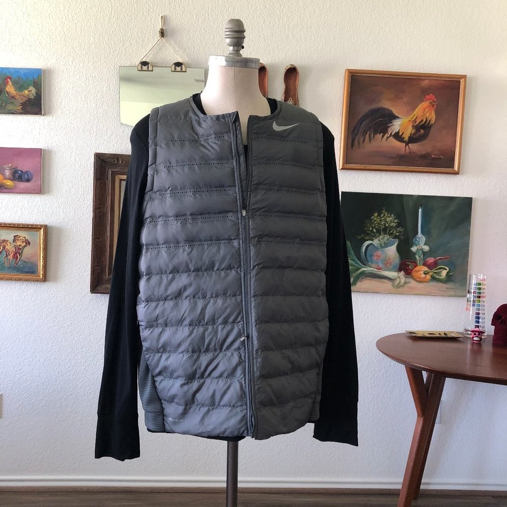NIKE AEROLOFT Men's Golf Vest Puffer Zip Up Laser - Picture 4 of 13